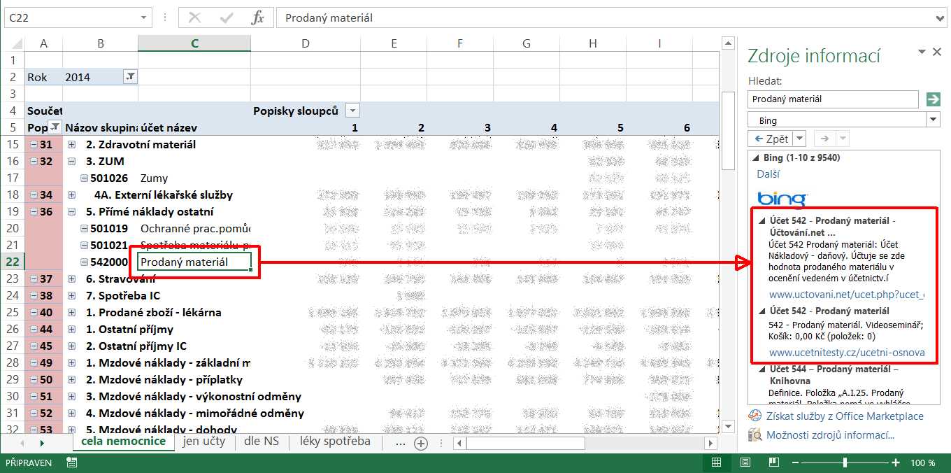 Jak rychle hledat v Excelu?