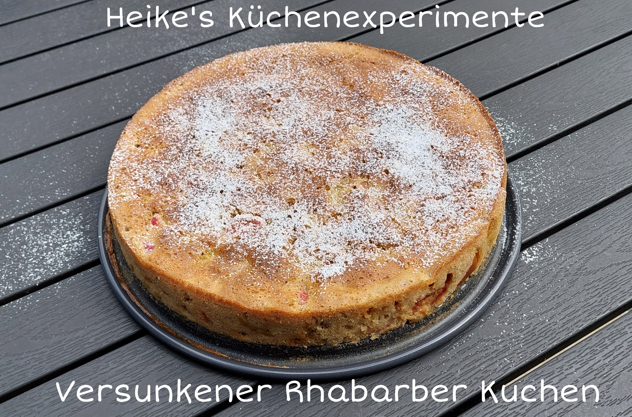 Heike's Küchenexperimente ☆☆☆: Versunkener Rhabarber Kuchen Heike's Küchenexperimente ☆☆☆: Versunkener Rhabarber Kuchen