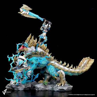 Realm of Darkness: Kinetiquettes Monster Hunter Zinogre Statue
