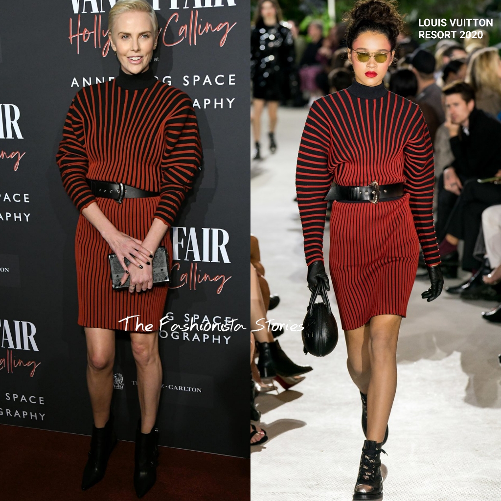 Charlize Theron in Louis Vuitton at the 2020 Costume Designers