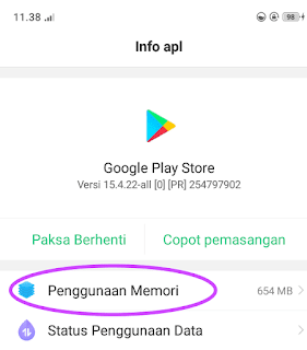 Mengatasi Error Perbarui Play Store