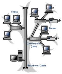 tree - नेटवर्क टोपोलॉजी (Networking Topology)