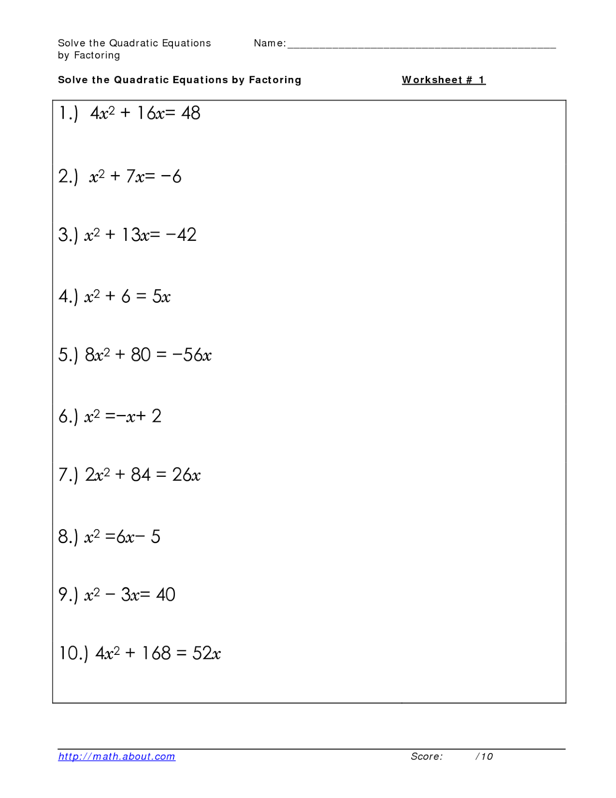 quadratic-factorisation-worksheet-pdf