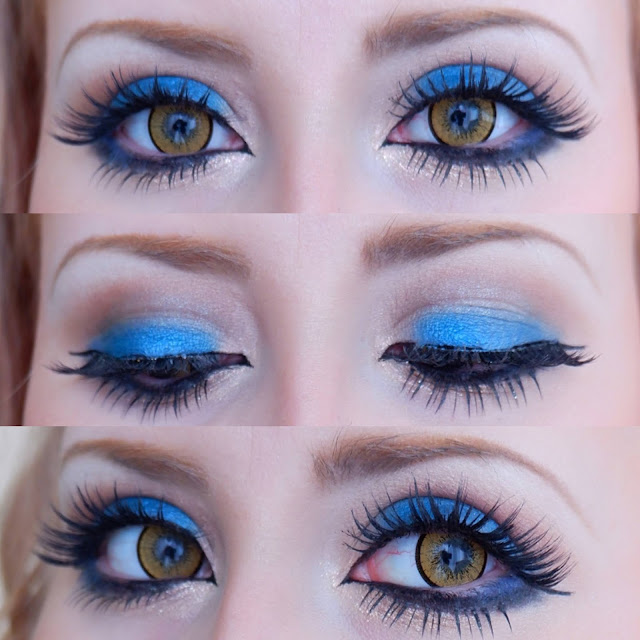 Blue Makeup Tutorial - 双子のギャル界