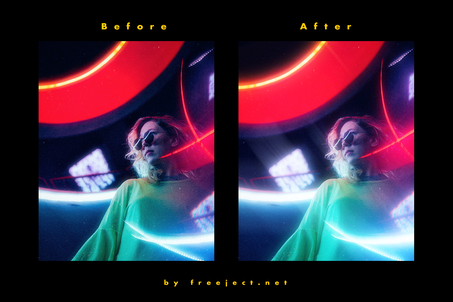Free Download Dreamy Action For Night portrait filters