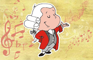Resultat d'imatges de dibujo mozart