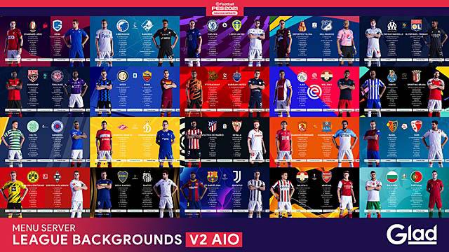 Pes 2021 New League Cups Backgrounds V2 Aio Kazemario Evolution