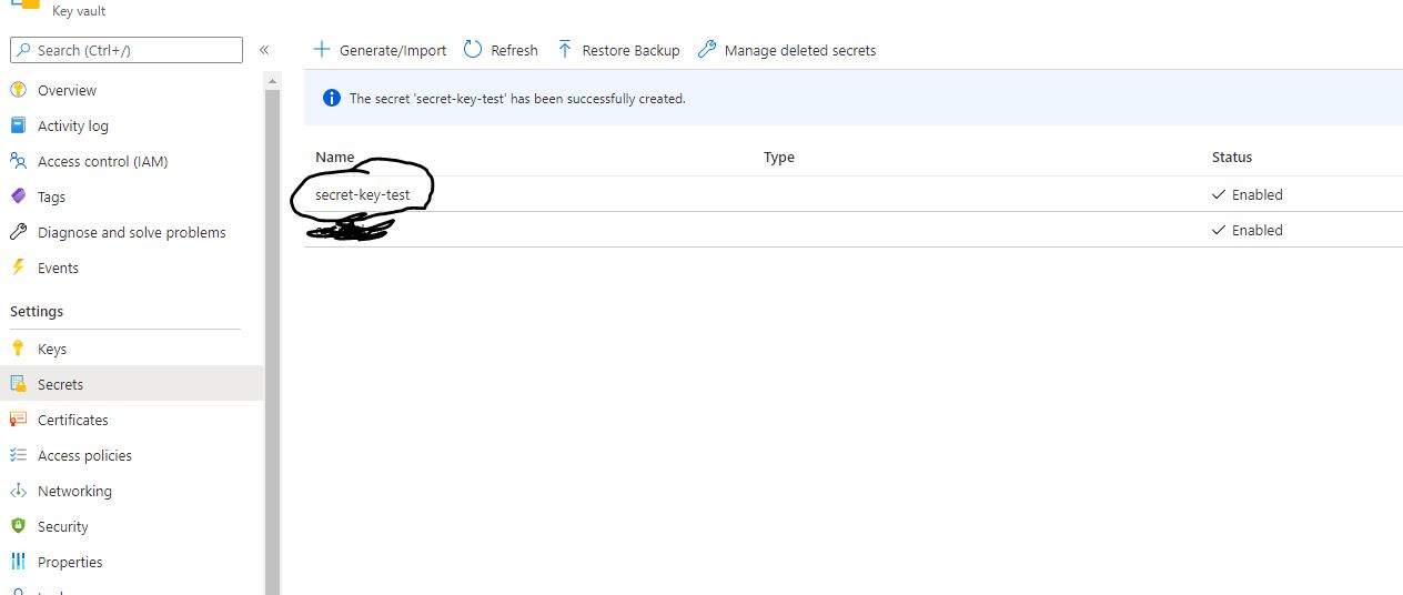 Shri's Blog Store a Secret in Azure Key Vault