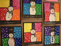 paintings snowmen artolazzi 3rd cool class graders warm horizontal grade snowman christmas winter projects painting 1st project easy snow holiday