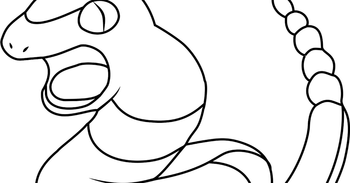 Pokemon Ekans Coloring Pages Printable Free Pokemon