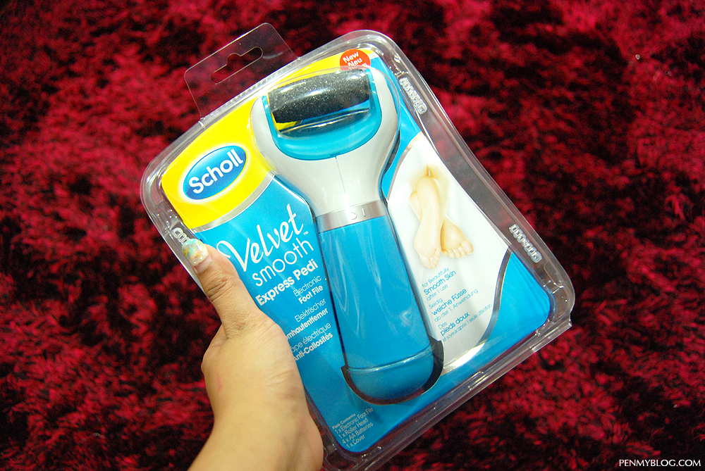 sigaret gastvrouw Productie Pen My Blog: Scholl Velvet Smooth Express Pedi Electric Foot File Review