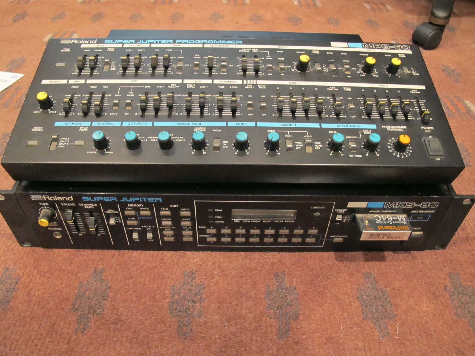 MATRIXSYNTH Roland MKS80 Super Jupiter Synthesizer w/ MPG80