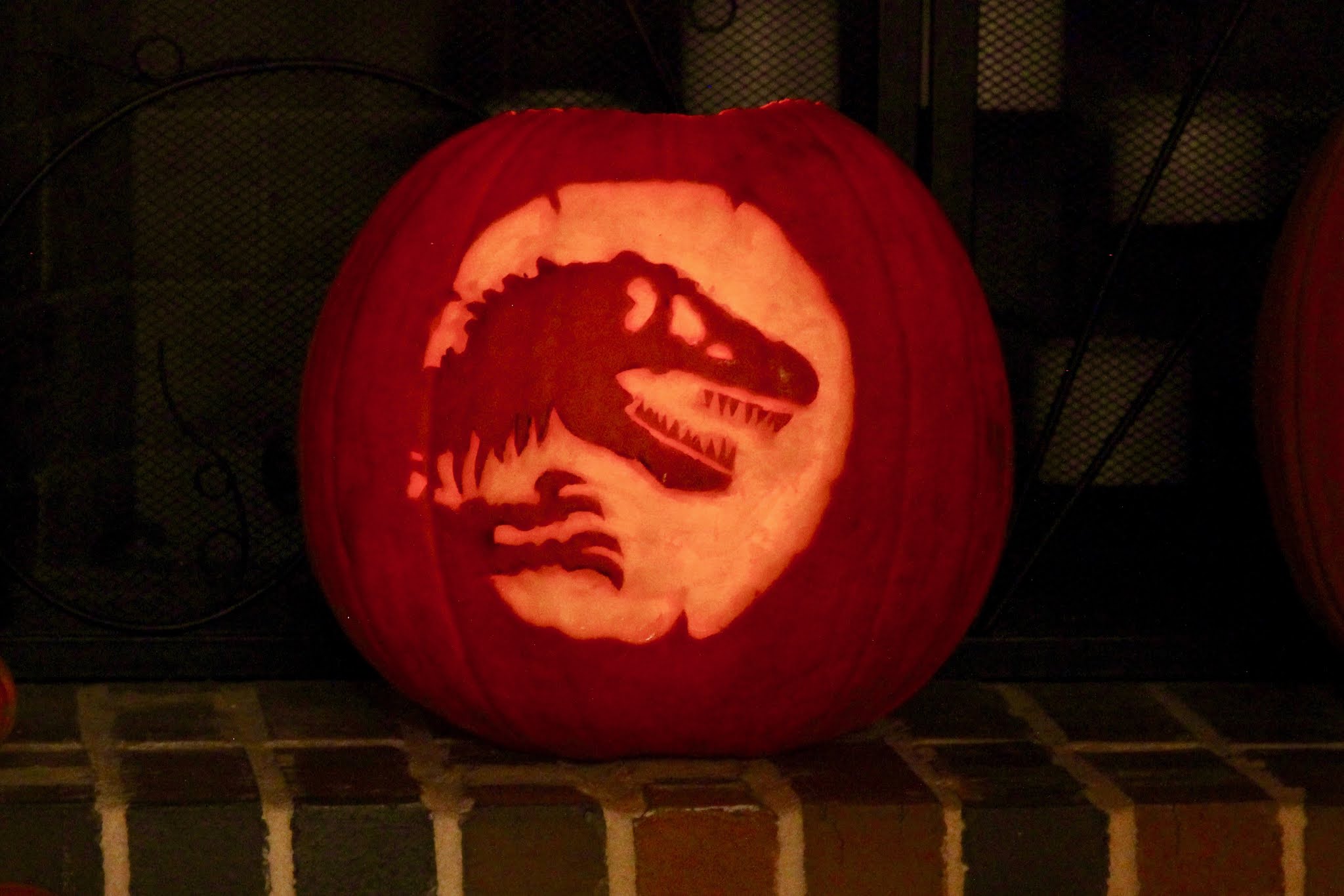 Jurassic Park Pumpkin