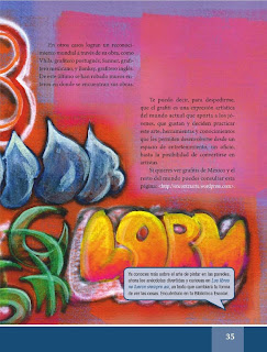 Apoyo Primaria Español Lecturas 6to Grado Grafiti: jóvenes pintando el mundo