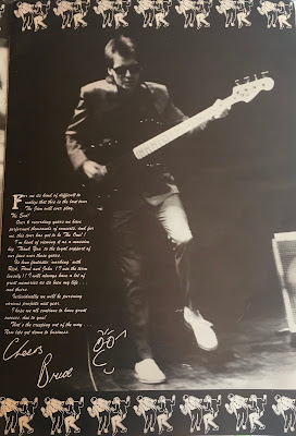 Bruce Foxton's farewell message from the Beat Surrender tour programme