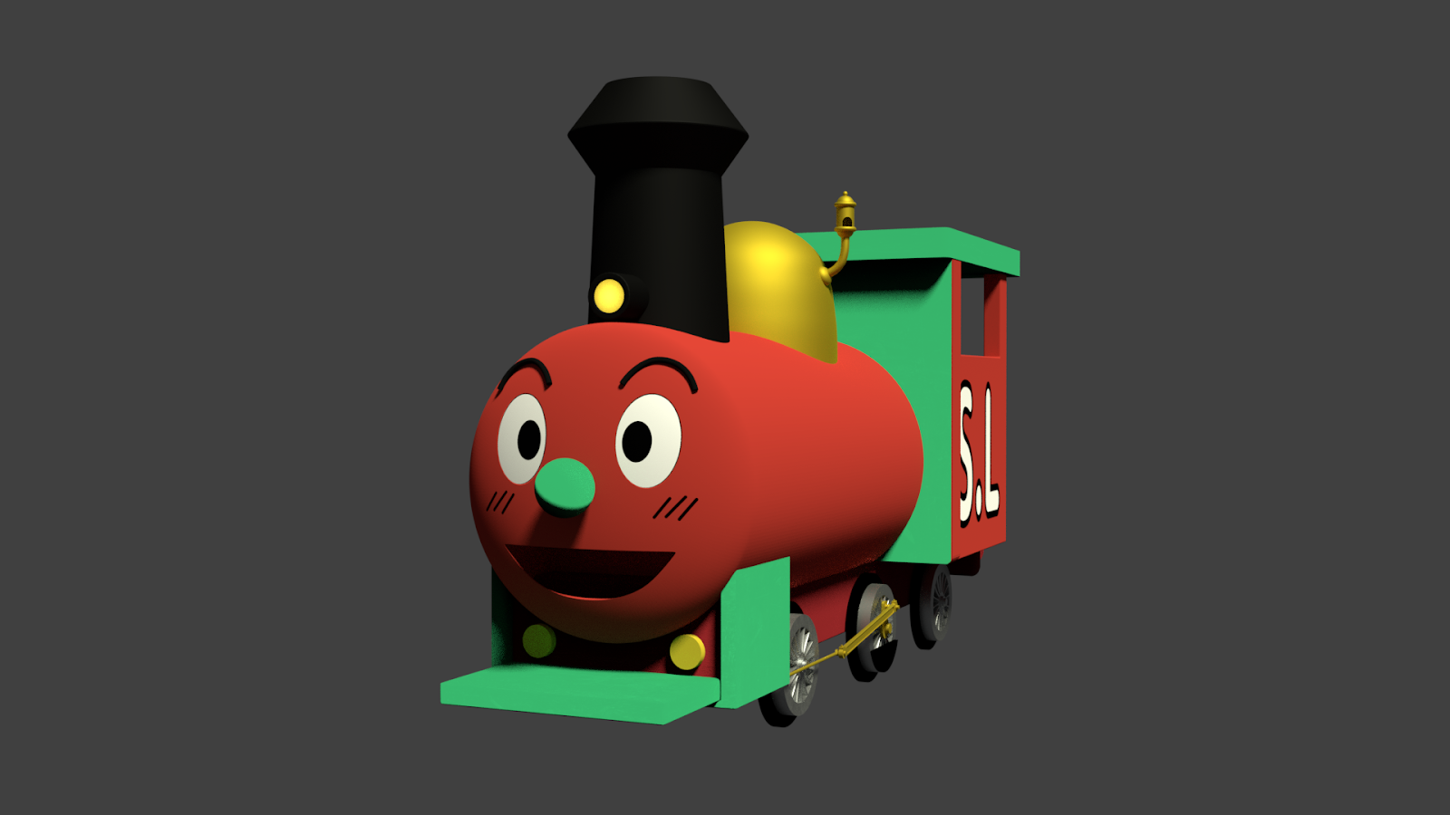 アンパンマンのcgアニメーション動画の制作日記 Slマンのcgを作る