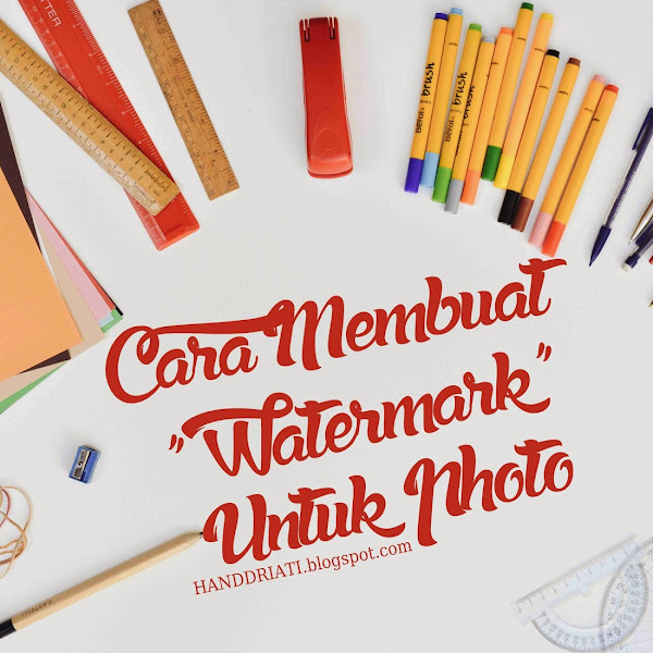 Cara Membuat Watermark dan Copyright Pada Foto