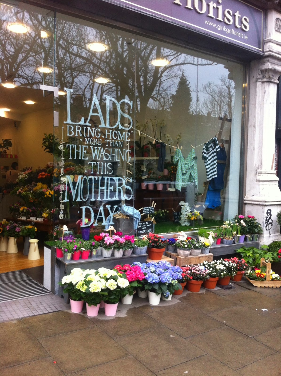 Hat Couture Unique Window Display for Mothers Day