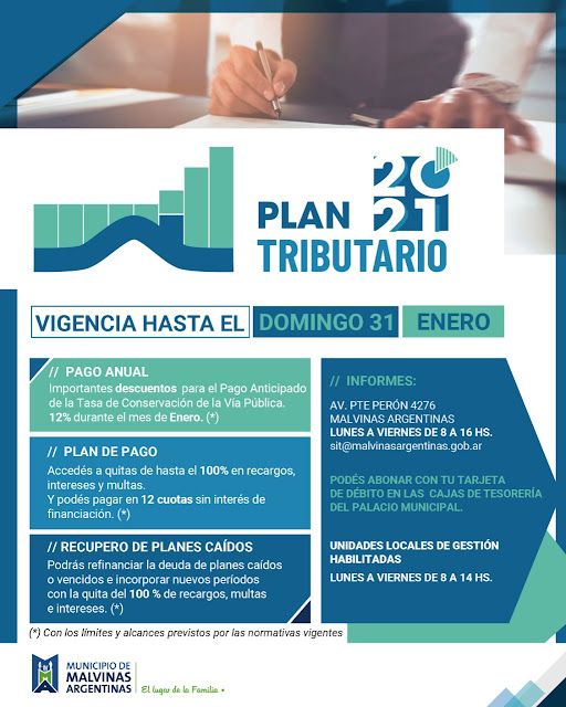 Malvinas Argentinas: Plan Tributario 2021. IMG-20210106-WA0022