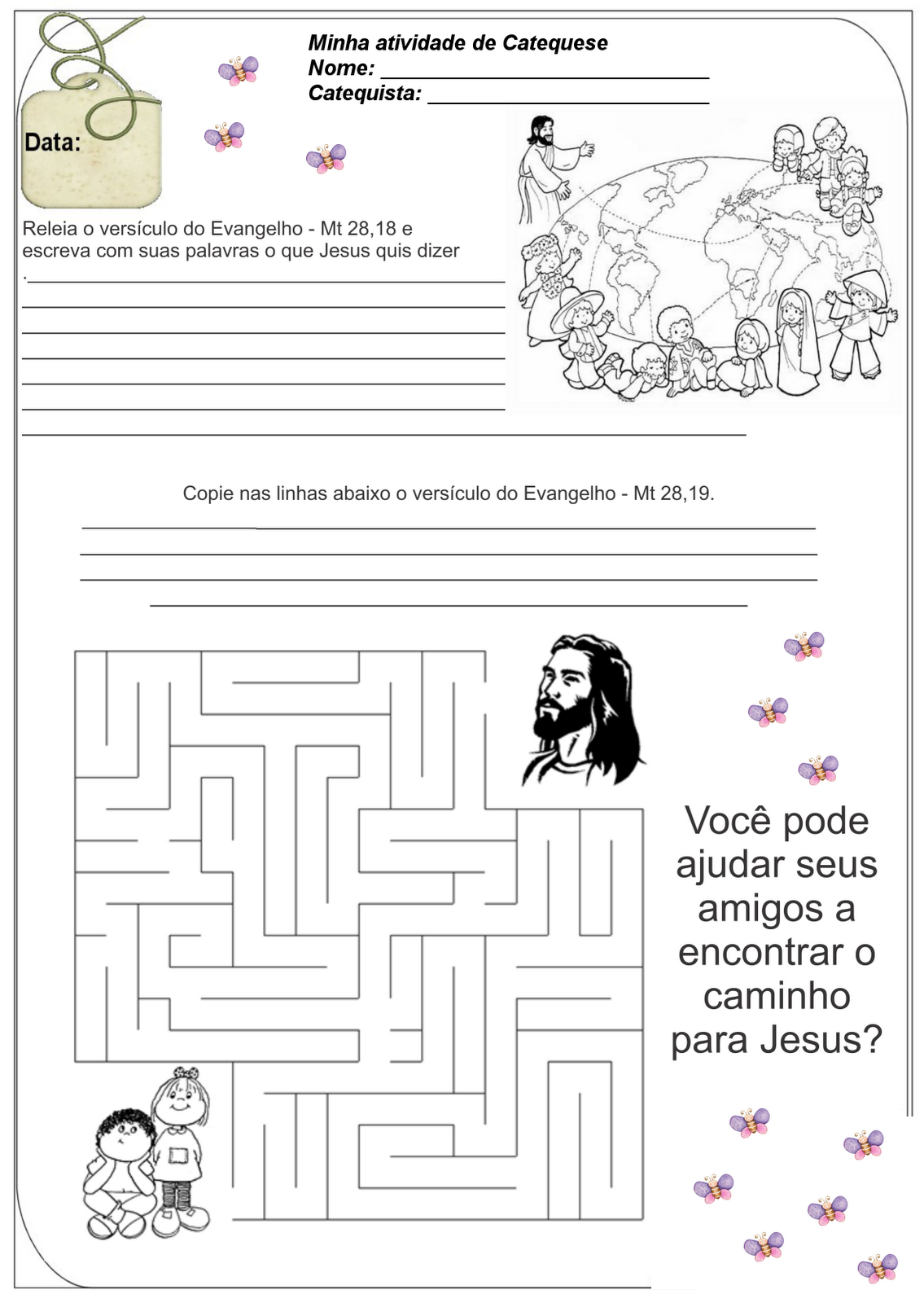 Catequizando Crianças Evangelho de Mateus Catequizando Crianças Evangelho de Mateus