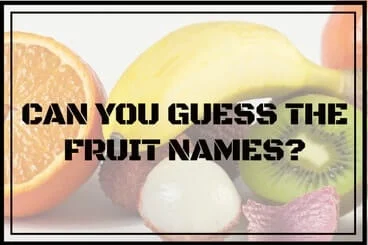 Can you Guess the Fruit Name?