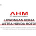Info Lowongan Kerja Astra Honda Motor (AHM)