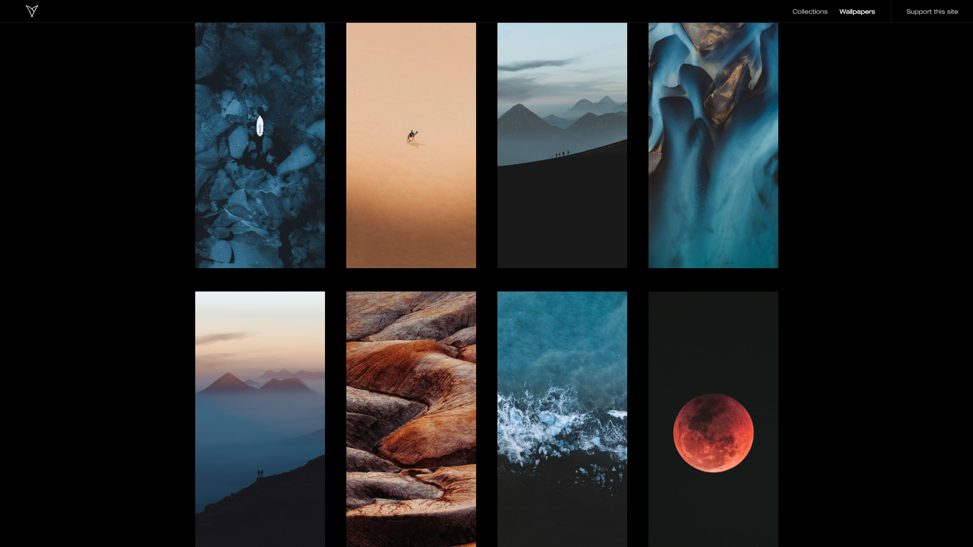 Visuals Of Earth 專門為手機桌面排列而設計的風景照片桌布