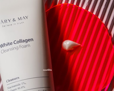 Mary & May White Collagen Cleansing Foam, Mary & May White Collagen Cleansing Foam review, Mary & May Collagen Cleansing foam