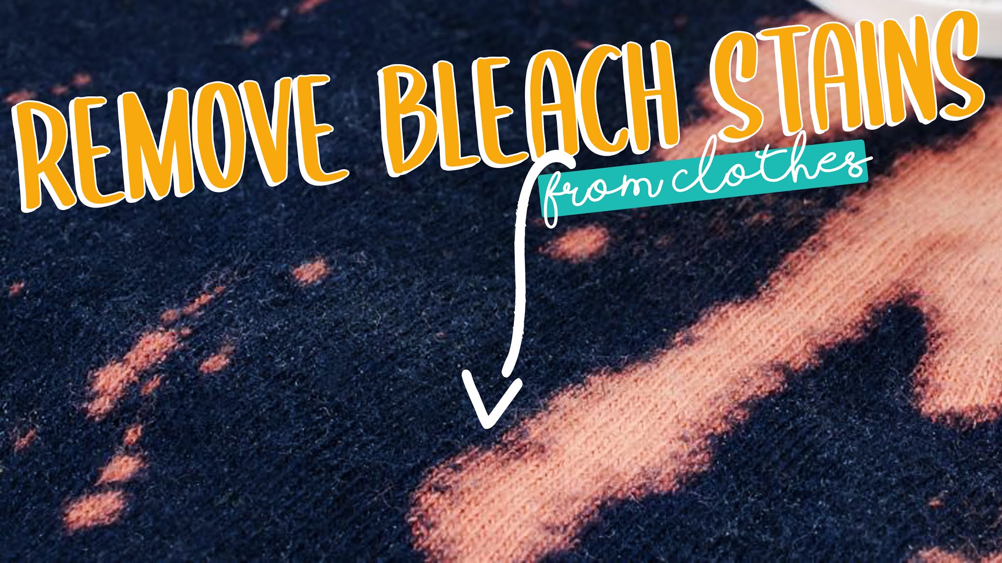 julia caban How to remove Bleach Stains from clothes Dyeing fabric