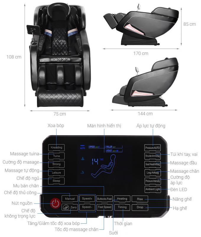 Ghế Massage Mishio MK280