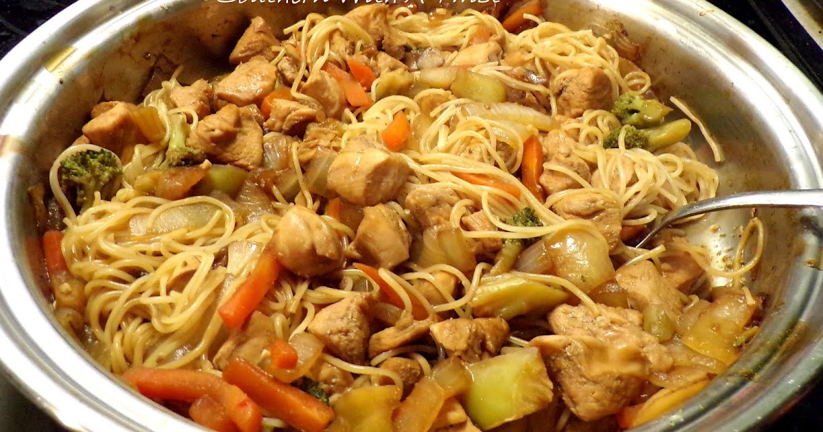 Southern With A Twist Chicken Lo Mein... More Chinese Takeout at home!