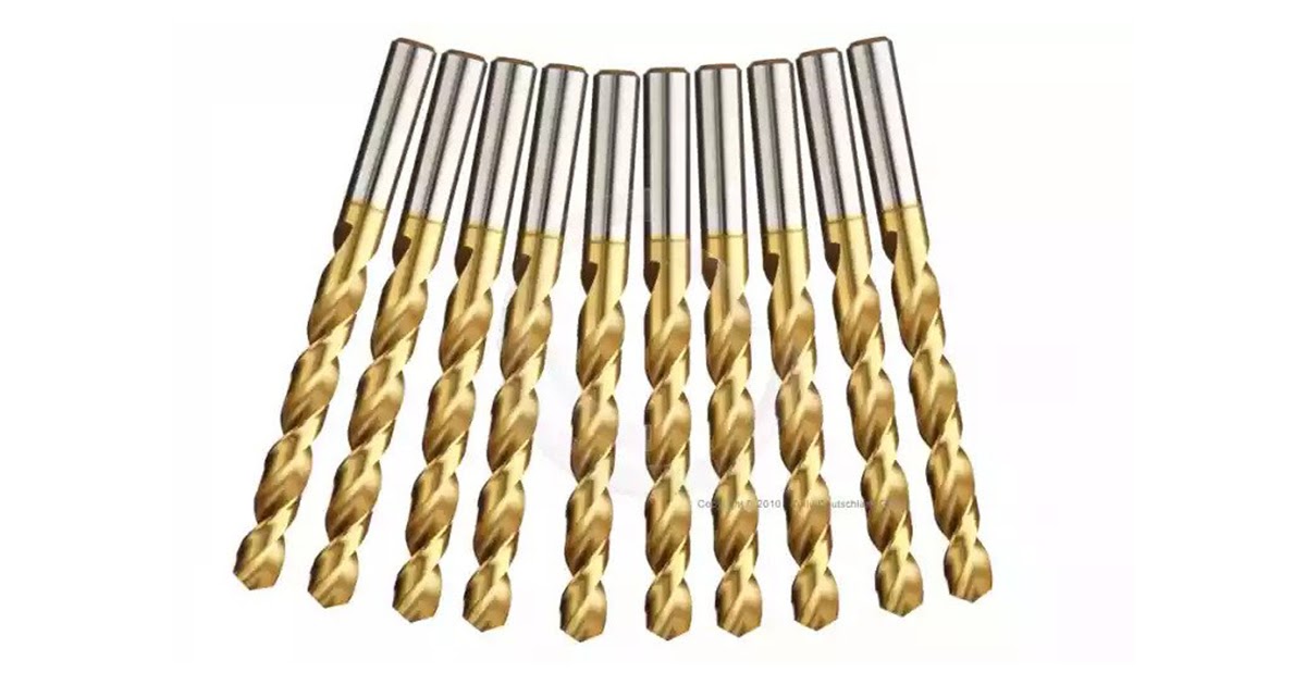 QUARKZMAN Metallbohrer 5er-Set 9,1mm - M35 HSS Spiralbohrer Für Metall & Holz
