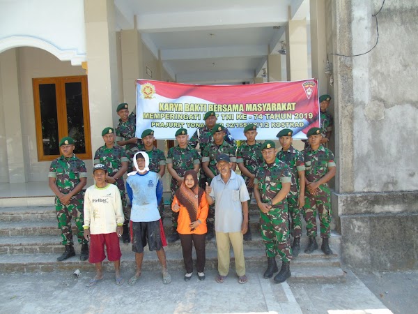 Wujudkan TNI yang Modern, Armed 12/Divif 2 Kostrad Gelar Kegiatan Karya Bhakti Wujudkan TNI yang Modern, Armed 12/Divif 2 Kostrad Gelar Kegiatan Karya Bhakti