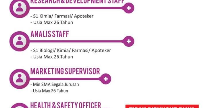 Lowongan Staff PT Pharos Indonesia Purwokerto