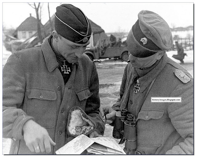  Waffen SS officers Mayerdress SS Erwin  SS Kurt Meyer 1943