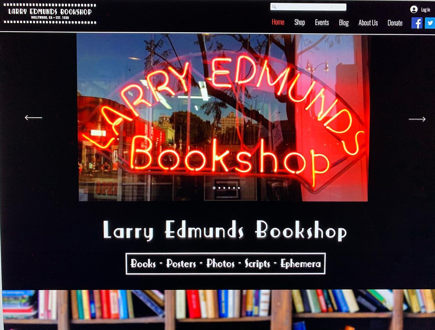New site for the Historic Larry Edmunds GlamAmor