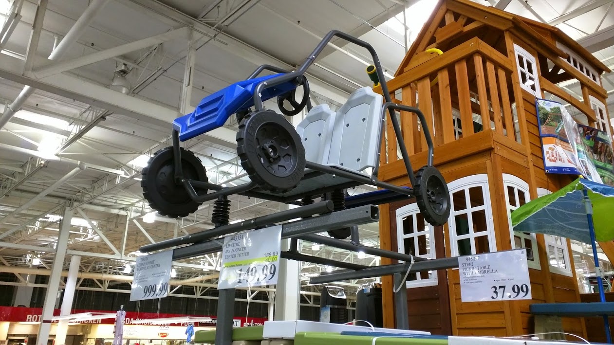 Costco Lifetime 4x4 Bouncer Teeter Totter