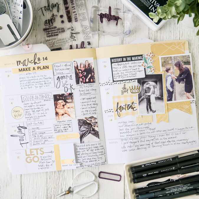 jamie pate: 30 Ways to Use Stamps On Your Planner Pages | 2021 Memory ...