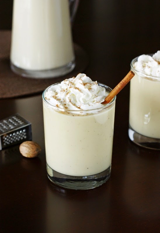 Skinnier {Eggless} Eggnog Recipe The Kitchen is My Playground