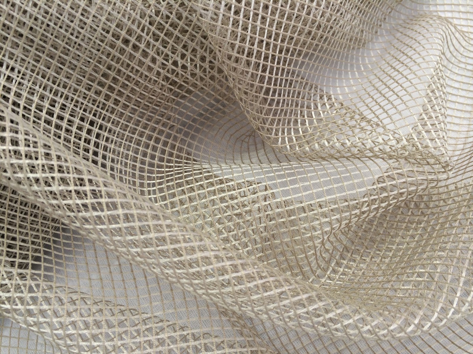 Leatherwood Design Co: Silk mesh drapery
