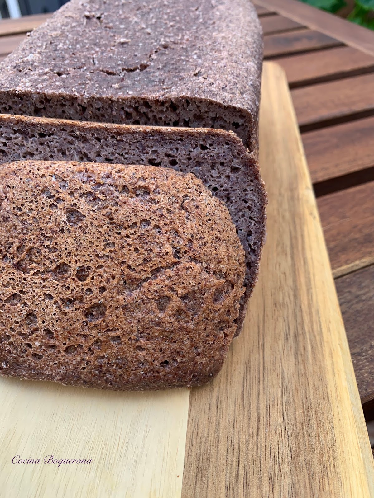 Pan de trigo sarraceno y arroz COCINA BOQUERONA