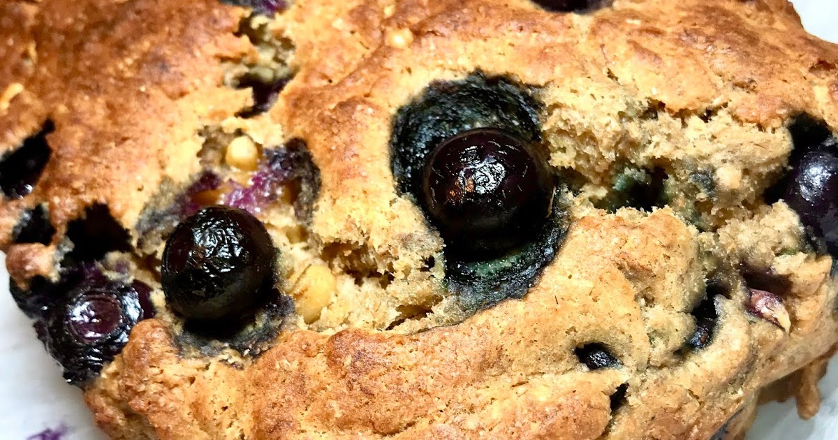 Sugar-free Blueberry Banana Bread
