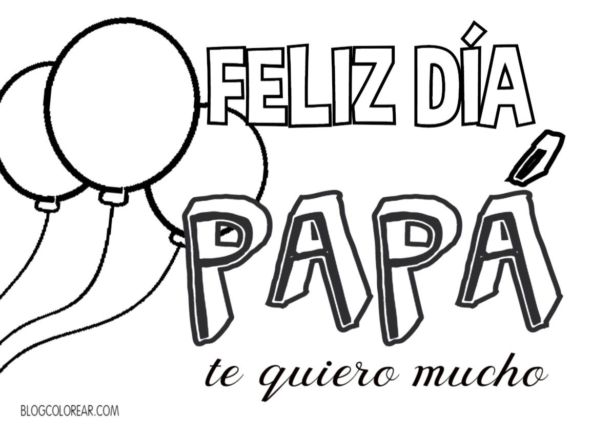 dibujos bonitos sobre Feliz dia Papa - padre