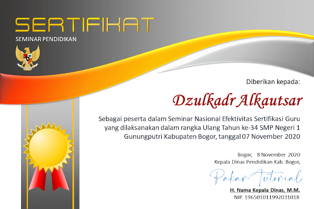 Contoh Piagam Penghargaan Contoh Piagam Penghargaan