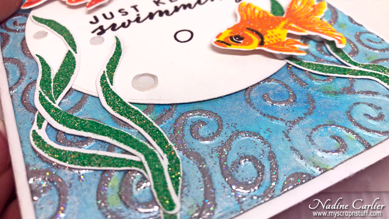 Embossing Techniques To Make A Cute Card Nadine Carlier