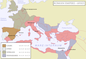 The make-up of the Roman Empire in 69AD