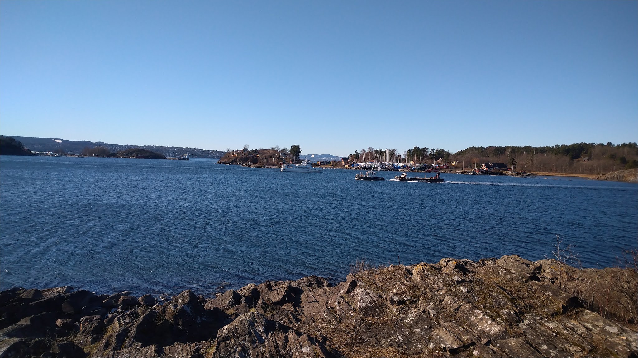 Dagens rundtur på Hovedøya, Oslo, Norge