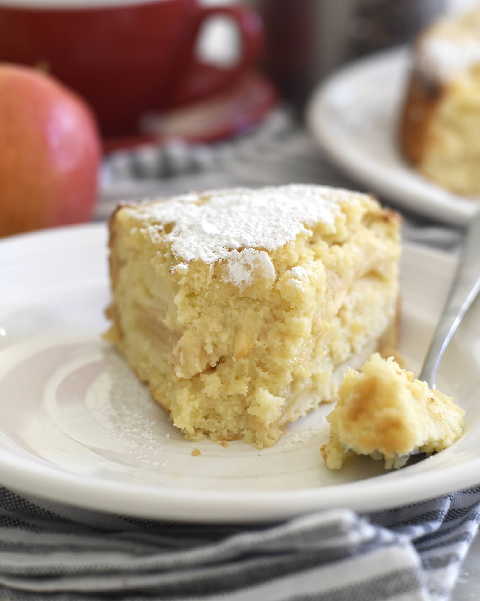 Cooking with Manuela Ricotta and Apple Cake