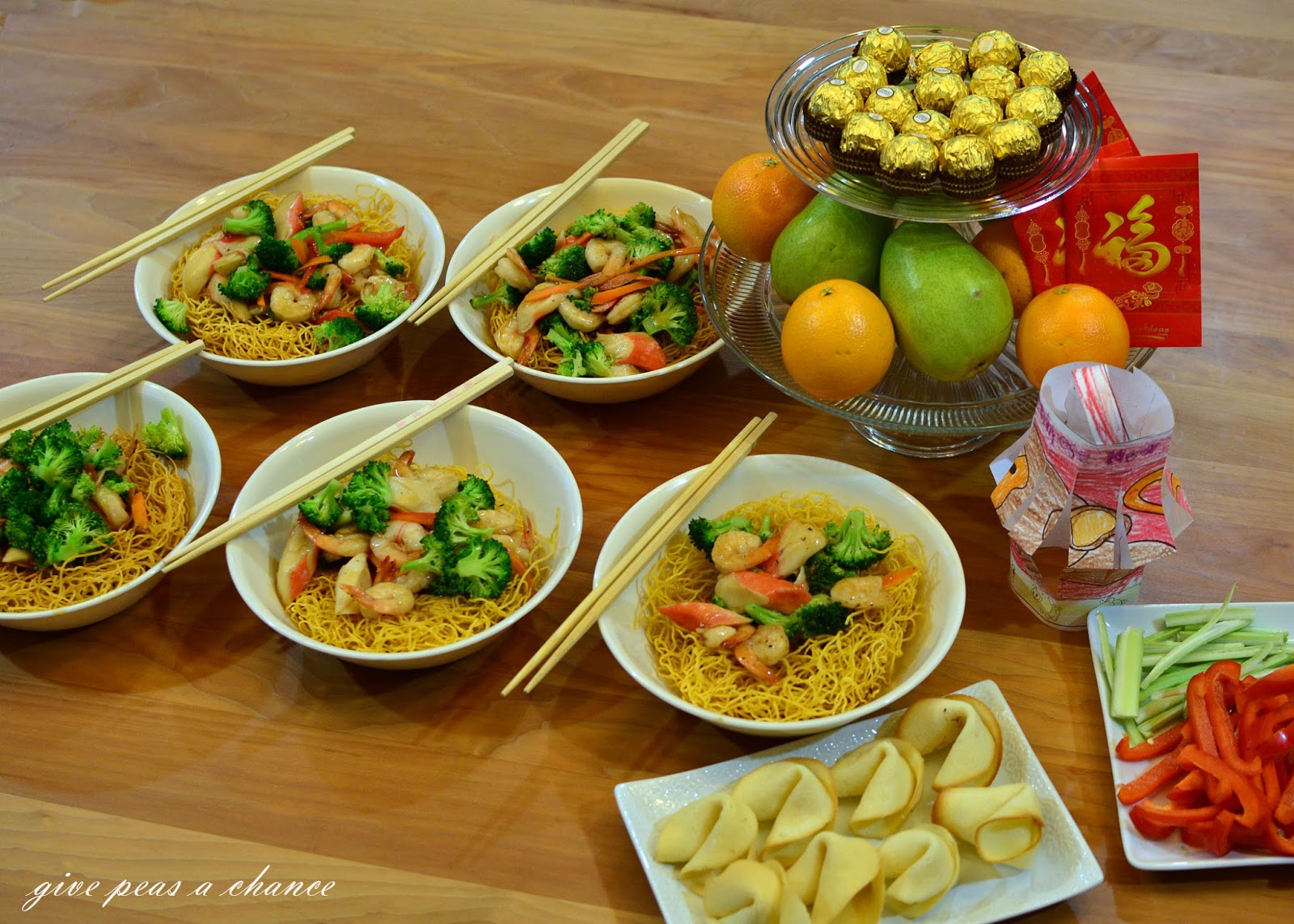 Give Peas a Chance Fortune Cookies, Not a Chinese New Year Tradition