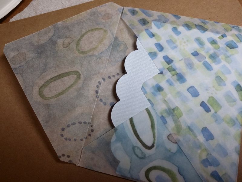 Too many hobbies! Printing on deli paper, cutting and designing with